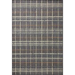 Loloi Rainier Collection RAI-03 Natural/Ivory 5′-3″ x 7′-7″ Area Rug(Charcoal / Multi)