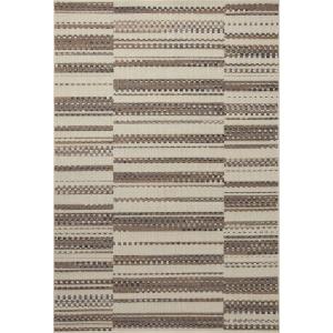 Loloi Rainier Collection RAI-03 Natural/Ivory 5′-3″ x 7′-7″ Area Rug(Ivory / Taupe)