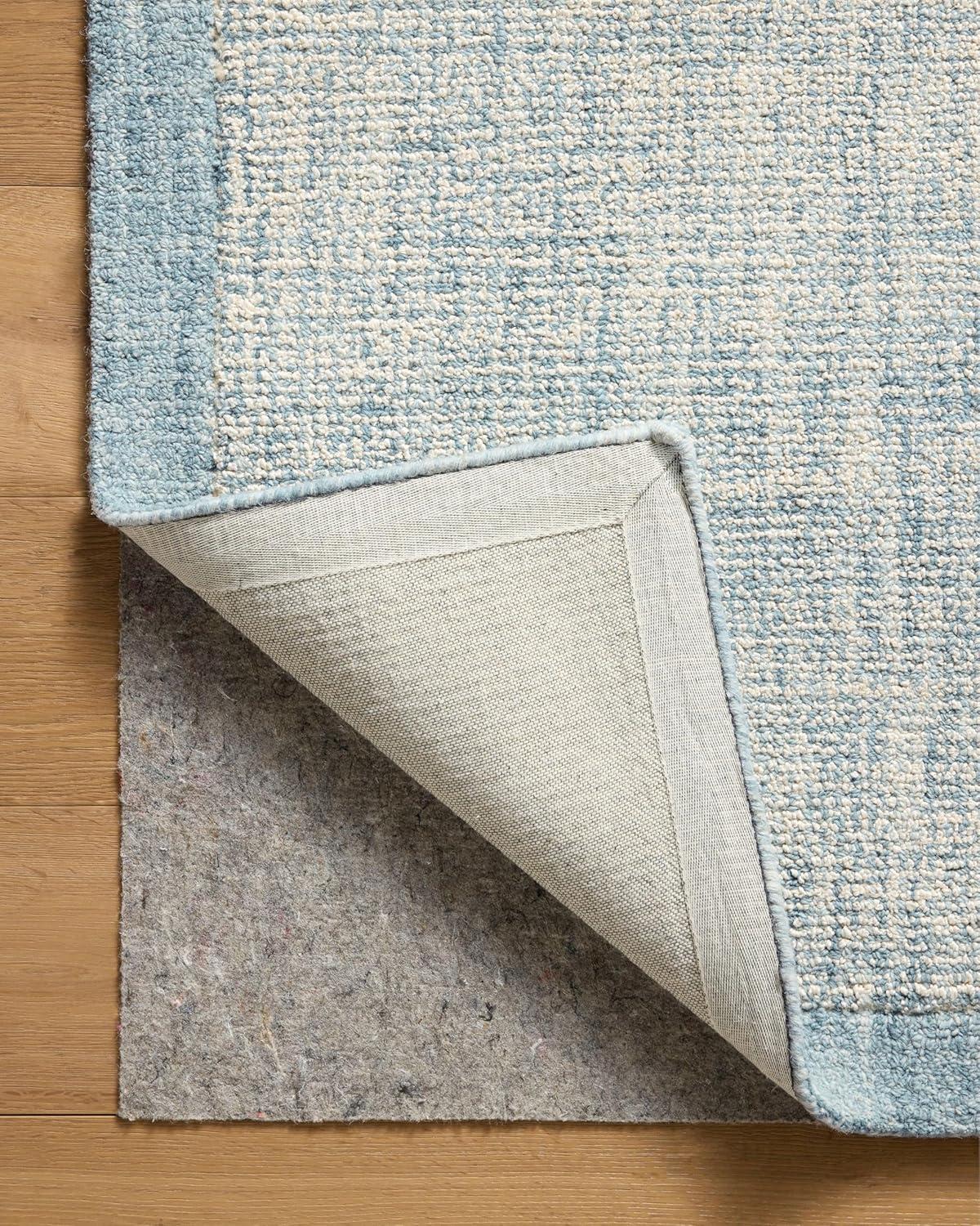 image:imageLoloi Magnolia Home by Joanna Gaines Henley Collection IvorySilver 93 x 13 Area RugIvory Blue