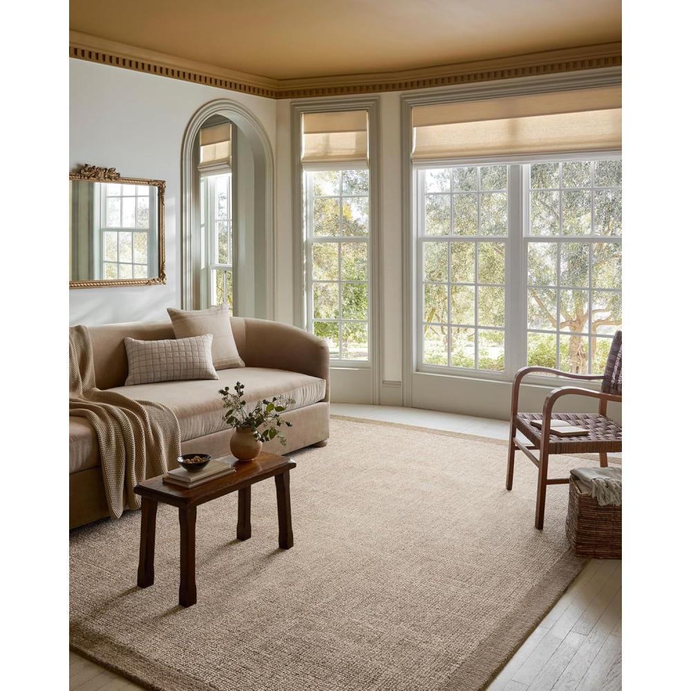 image:imageLoloi Magnolia Home by Joanna Gaines Henley Collection IvorySilver 93 x 13 Area RugIvory Brown
