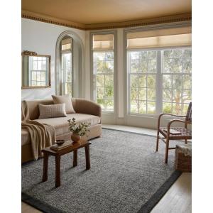 Loloi Magnolia Home by Joanna Gaines Henley Collection Ivory/Silver 9′-3″ x 13′ Area Rug(Ivory / Charcoal)