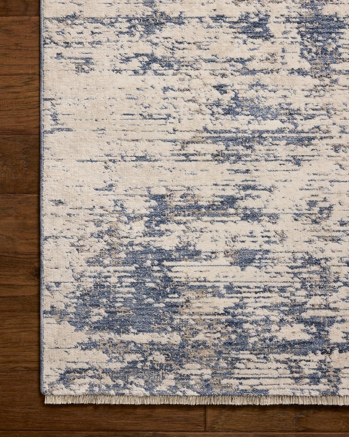 image:imageLoloi Nellie Collection NEL03 StoneTaupe 710 x 102 Area RugDove Blue