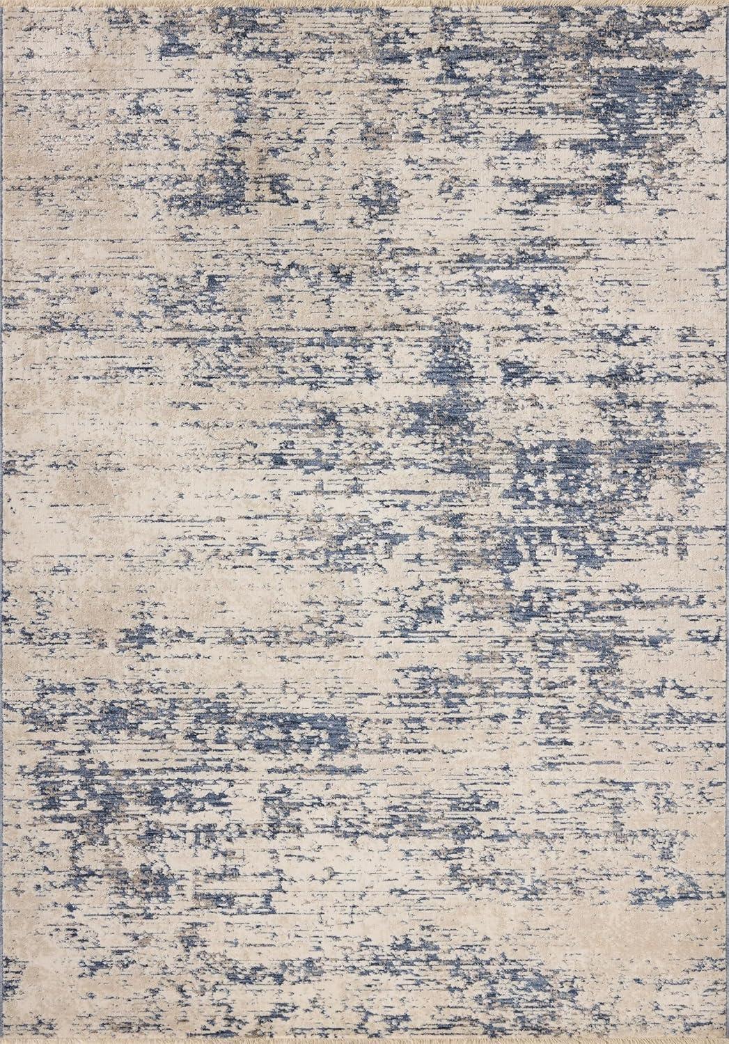 image:imageLoloi Nellie Collection NEL03 StoneTaupe 710 x 102 Area RugDove Blue