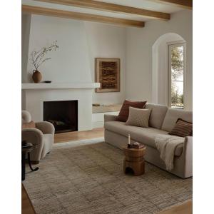 Loloi Nellie Collection NEL-03 Stone/Taupe 7′-10″ x 10′-2″ Area Rug(Beige / Fog)
