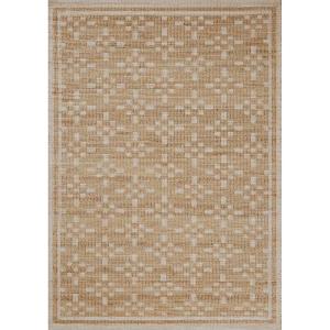 Loloi Chris Loves Julia Judy Collection JUD-07 Natural/Spice 7′-9″ x 9′-9″ Area Rug(Natural / Ivory)