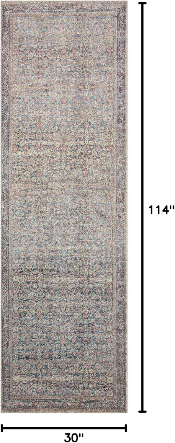 image:imageLoloi Adrian Collection ADR06 OceanClay 86 x 116 19 Thick Area RugDenim Multi