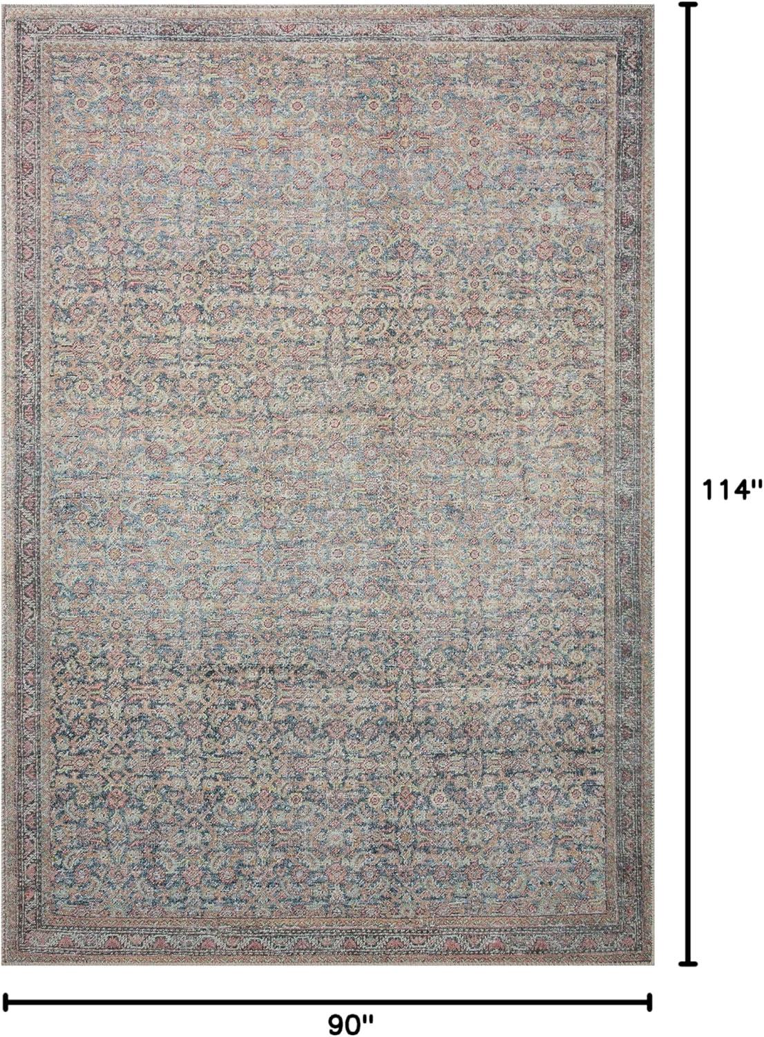 image:imageLoloi Adrian Collection ADR06 OceanClay 86 x 116 19 Thick Area RugDenim Multi