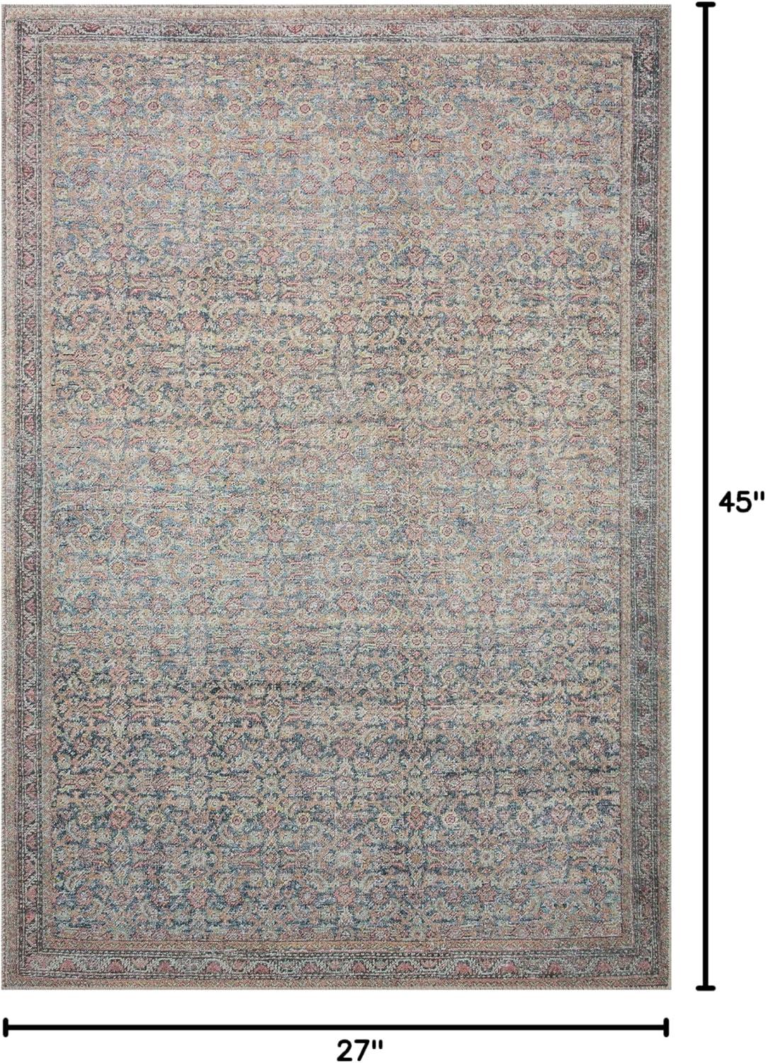 image:imageLoloi Adrian Collection ADR06 OceanClay 86 x 116 19 Thick Area RugDenim Multi