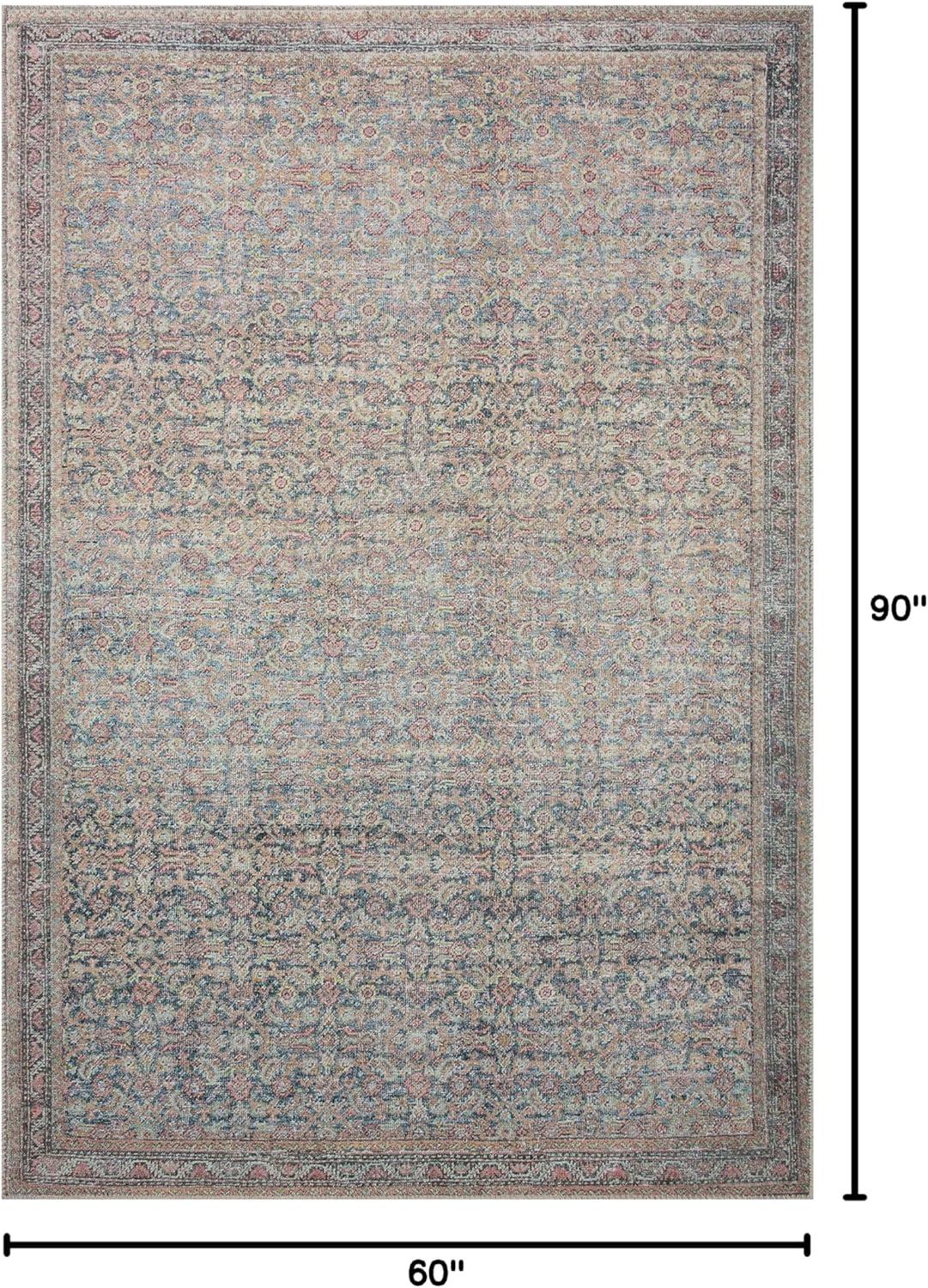 image:imageLoloi Adrian Collection ADR06 OceanClay 86 x 116 19 Thick Area RugDenim Multi