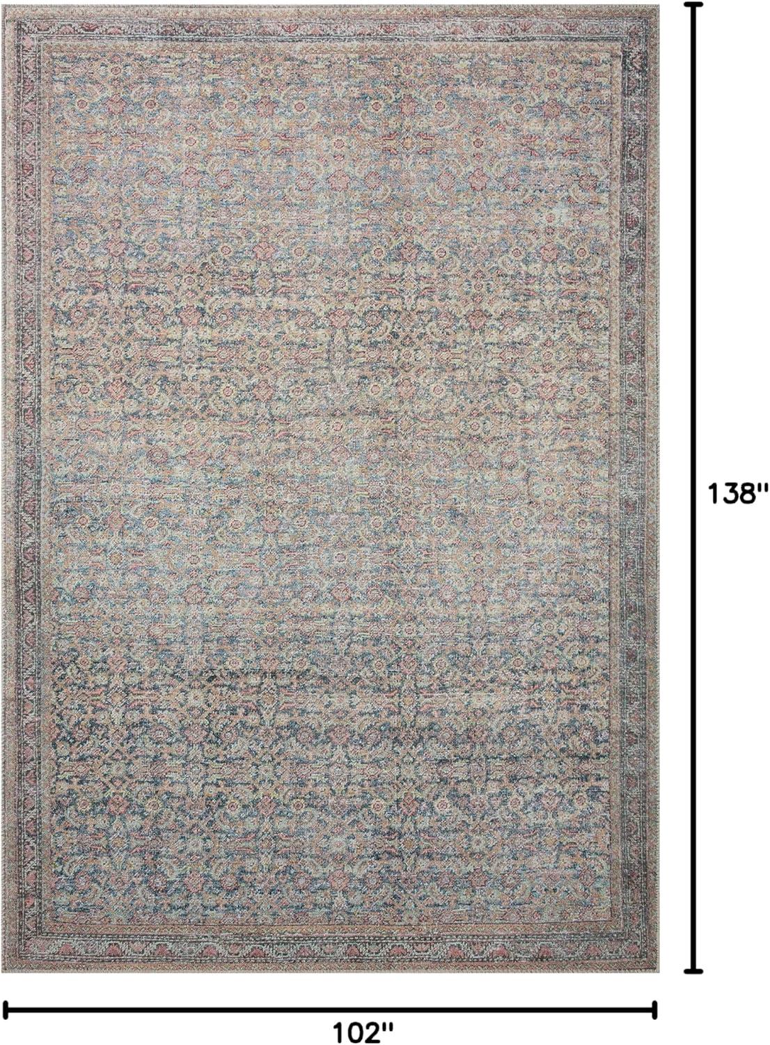 image:imageLoloi Adrian Collection ADR06 OceanClay 86 x 116 19 Thick Area RugDenim Multi