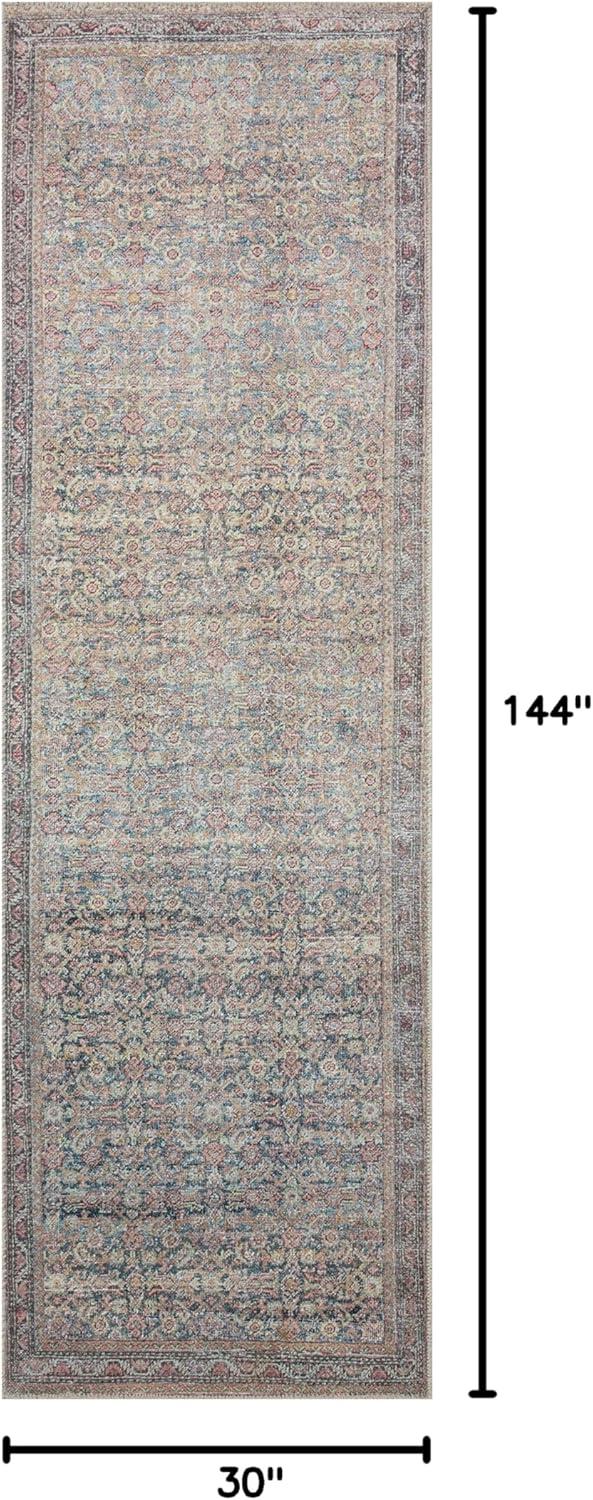 image:imageLoloi Adrian Collection ADR06 OceanClay 86 x 116 19 Thick Area RugDenim Multi