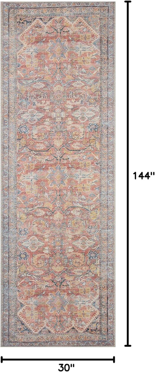 image:imageLoloi Adrian Collection ADR06 OceanClay 86 x 116 19 Thick Area RugRust Denim