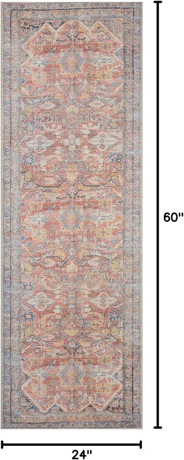 image:imageLoloi Adrian Collection ADR06 OceanClay 86 x 116 19 Thick Area RugRust Denim
