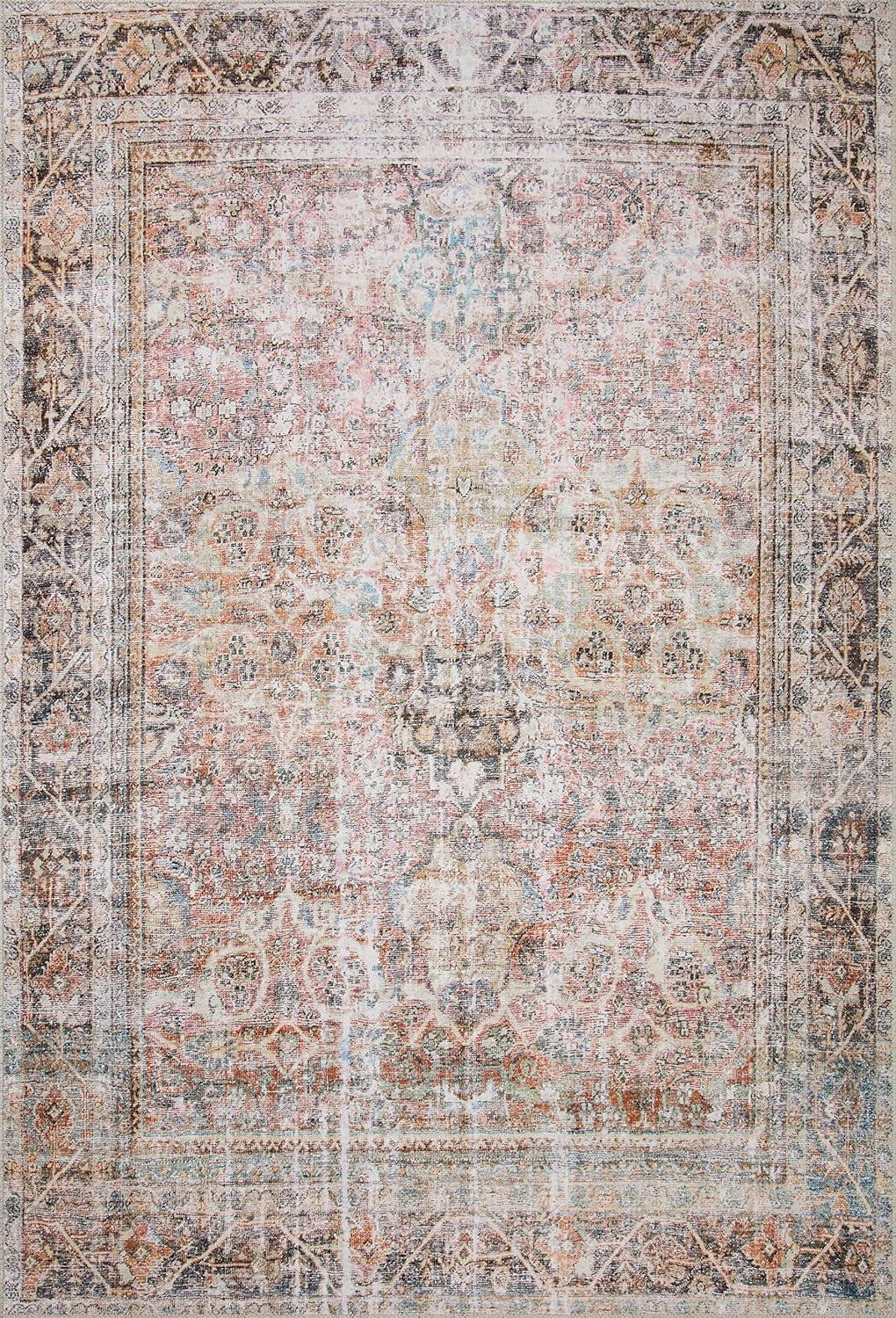 image:imageLoloi Adrian Collection ADR06 OceanClay 86 x 116 19 Thick Area RugSunset Charcoal