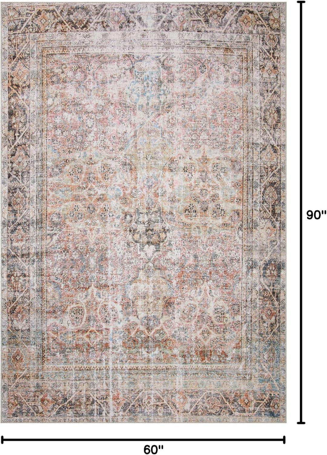 image:imageLoloi Adrian Collection ADR06 OceanClay 86 x 116 19 Thick Area RugSunset Charcoal