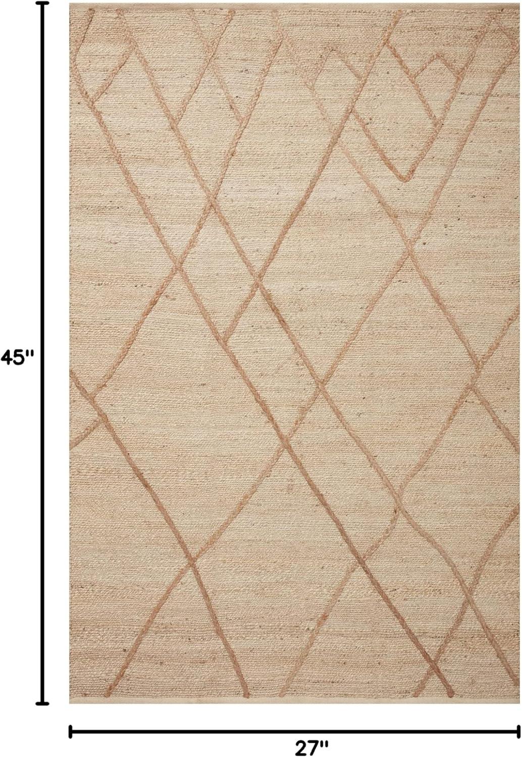 image:imageLoloi Bodhi Collection BOD01 IvoryNatural 50 x 76 Area RugIvory Natural