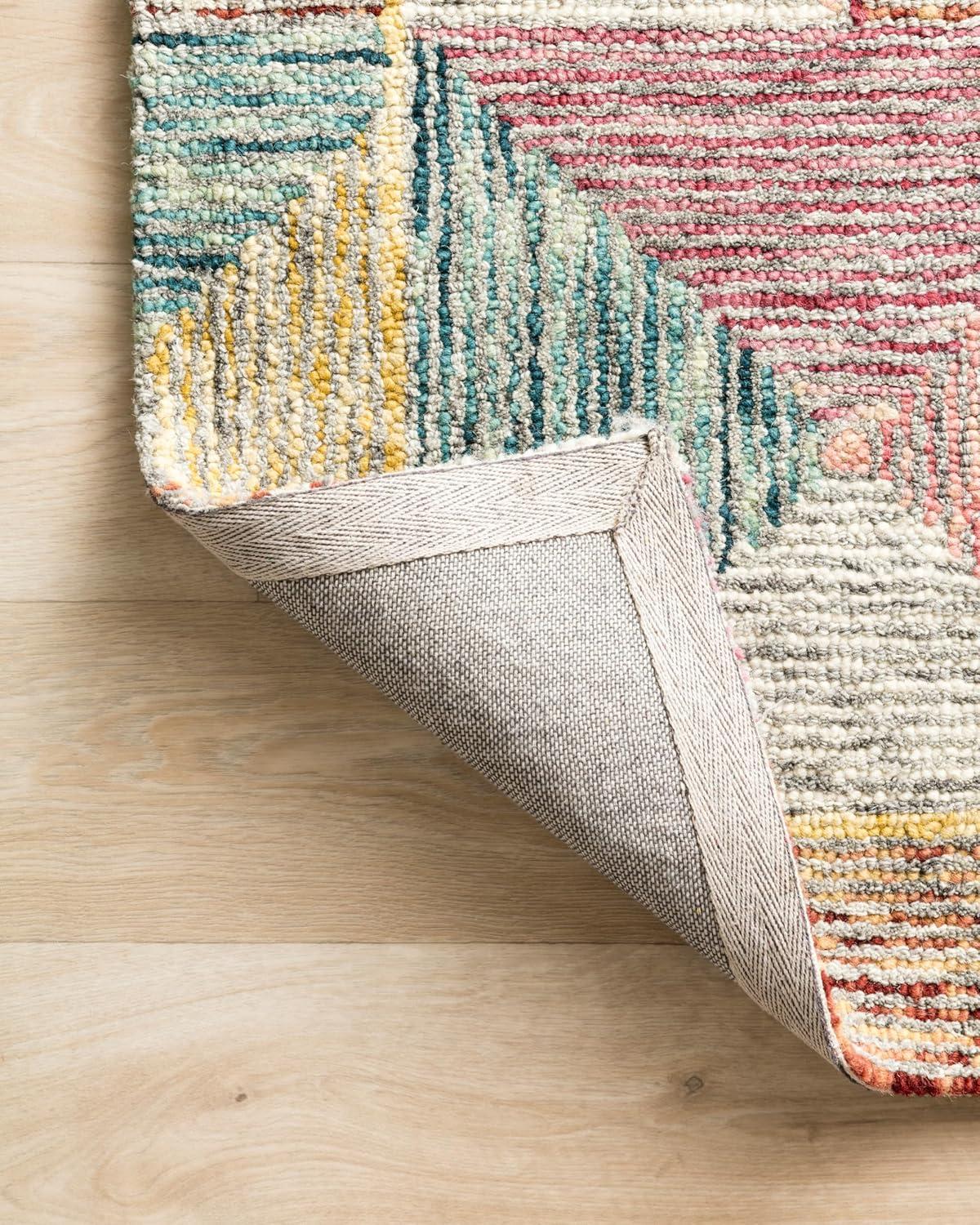 image:imageLoloi II Spectrum Collection SPE01 IvoryMulti 50 x 76 Area RugSilver Fiesta