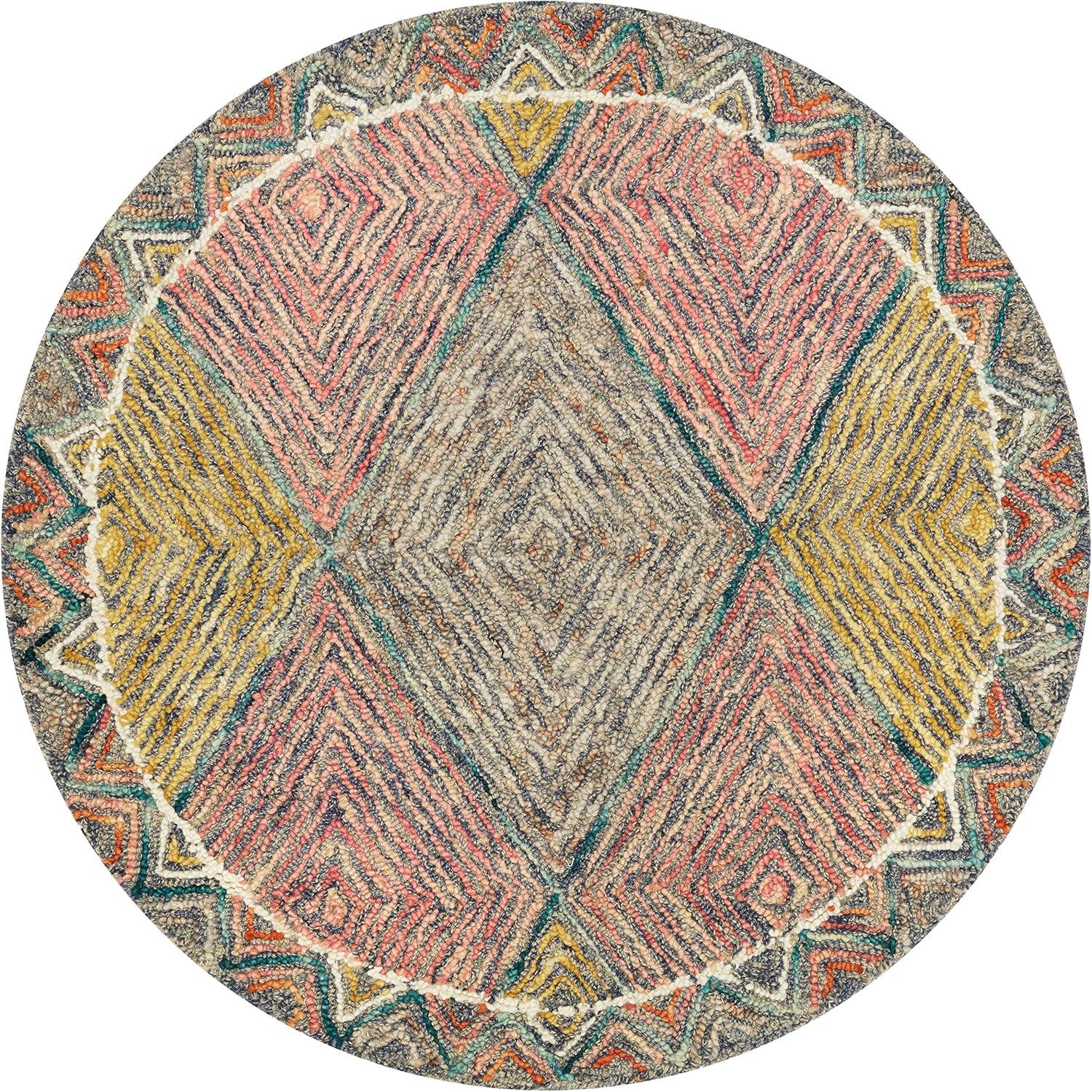 image:imageLoloi II Spectrum Collection SPE01 IvoryMulti 50 x 76 Area RugTurquoise Fiesta