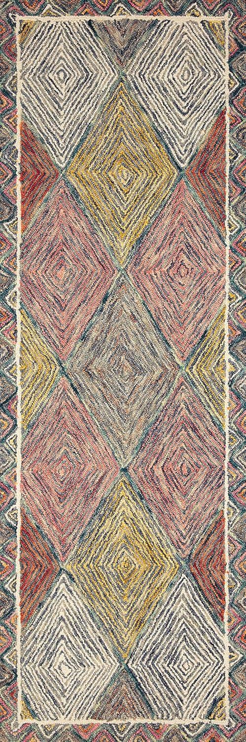 image:imageLoloi II Spectrum Collection SPE01 IvoryMulti 50 x 76 Area RugTurquoise Fiesta