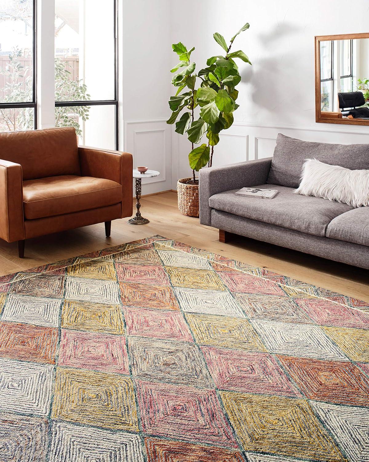 image:imageLoloi II Spectrum Collection SPE01 IvoryMulti 50 x 76 Area RugTurquoise Fiesta