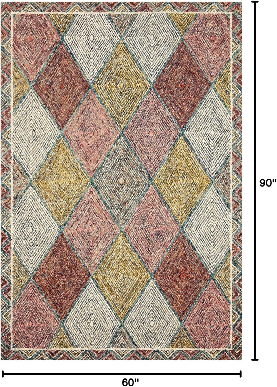 image:imageLoloi II Spectrum Collection SPE01 IvoryMulti 50 x 76 Area RugTurquoise Fiesta