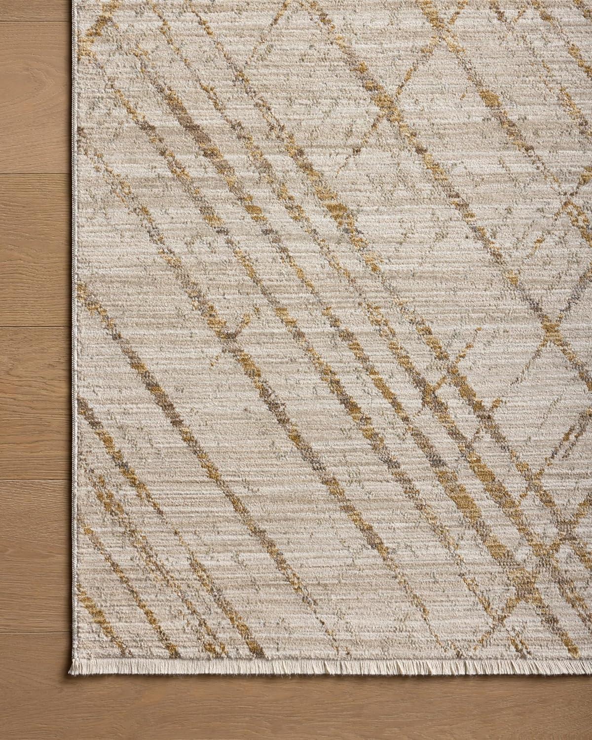 image:imageLoloi Wade Collection WAE01 SageGold 53 x 79 Area RugBeige Gold