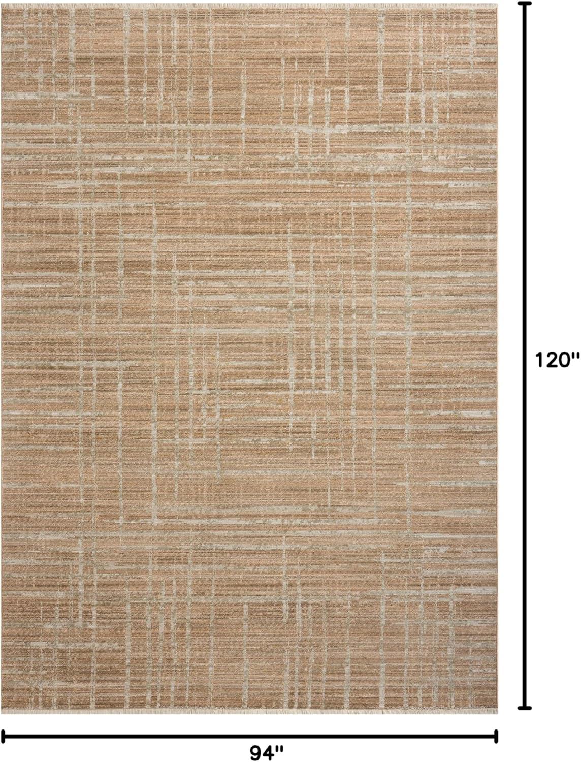 image:imageLoloi Wade Collection WAE01 SageGold 53 x 79 Area RugClay Silver