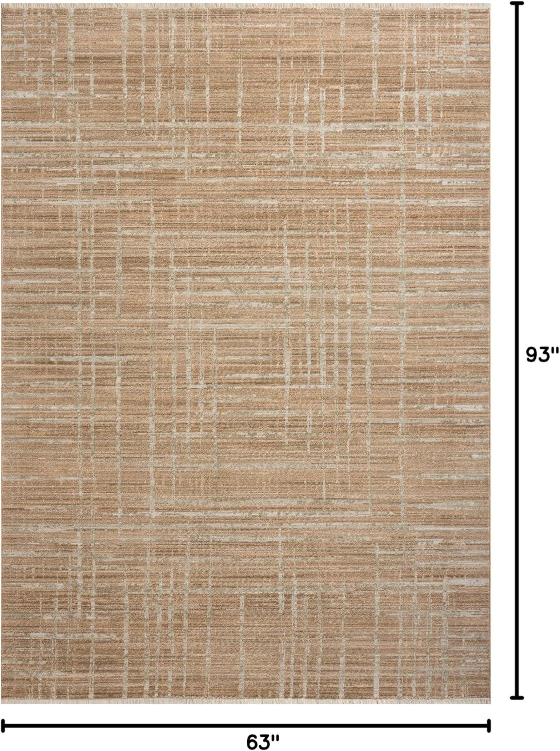 image:imageLoloi Wade Collection WAE01 SageGold 53 x 79 Area RugClay Silver