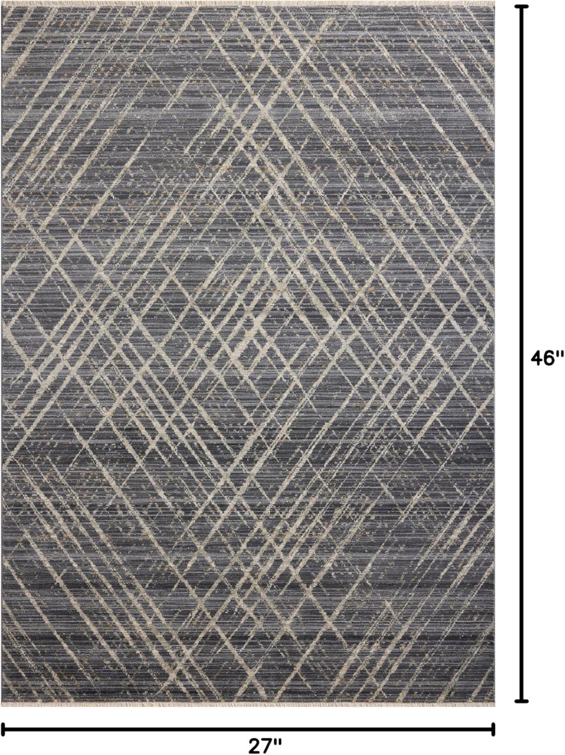 image:imageLoloi Wade Collection WAE01 SageGold 53 x 79 Area RugMidnight Beige