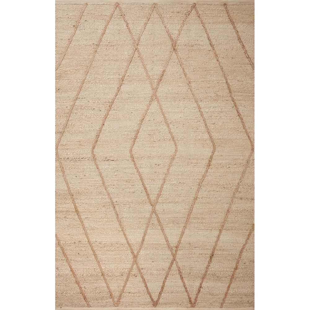 image:imageLoloi Bodhi Collection BOD01 IvoryNatural 50 x 76 Area RugIvory Brown