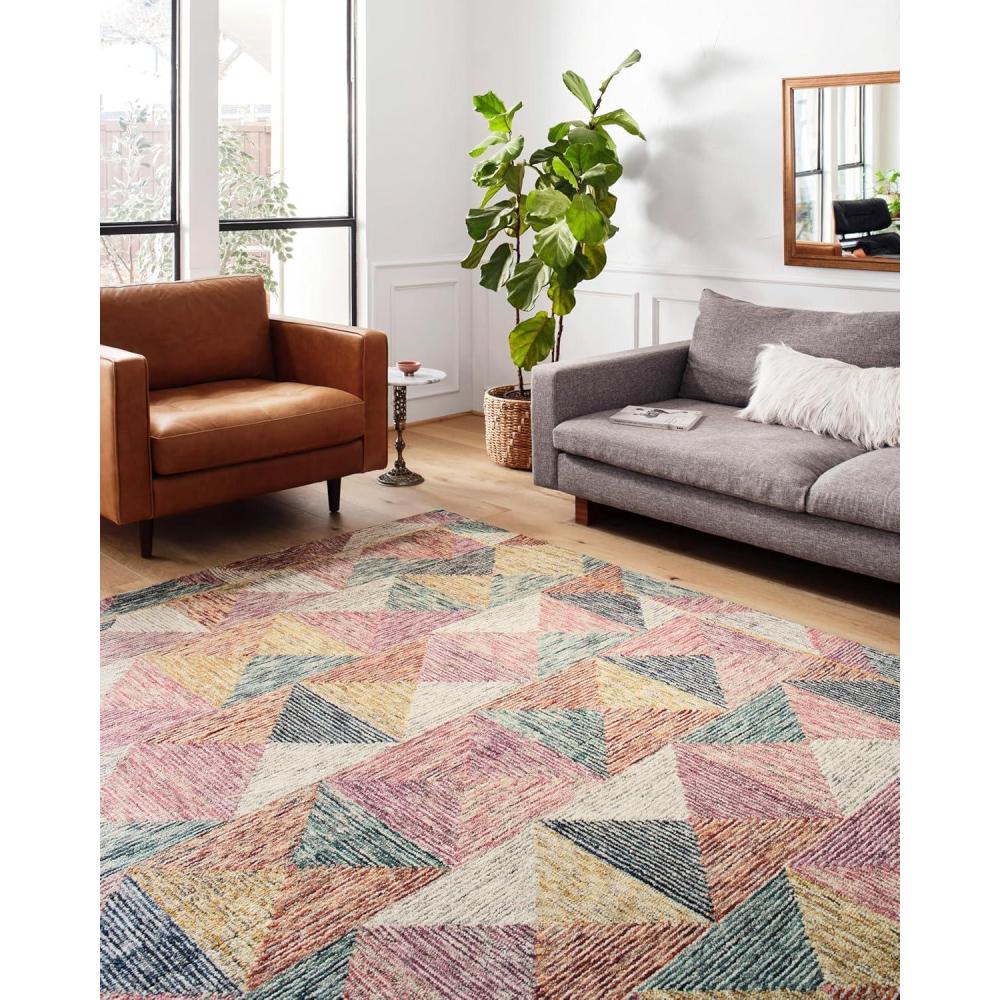 image:imageLoloi II Spectrum Collection SPE01 IvoryMulti 50 x 76 Area RugSilver  Fiesta