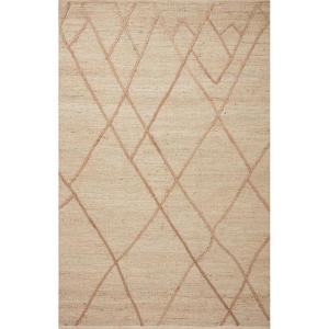 Loloi Bodhi Collection BOD-01 Ivory/Natural 5′-0″ x 7′-6″ Area Rug(Ivory / Natural)