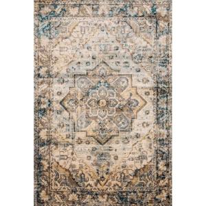 Loloi Isadora Collection ISA-06 Lagoon/Multi 8′-0″ x 10′-0″ Area Rug(Oatmeal / Bark)