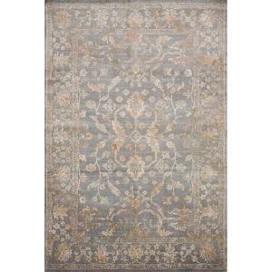 Loloi Isadora Collection ISA-06 Lagoon/Multi 8′-0″ x 10′-0″ Area Rug(Silver / Silver)