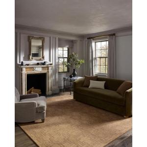 Loloi Jeremiah Brent Barrow Collection BAR-05 Ivory/Taupe 7′-9″ x 9′-9″ Area Rug(Camel / Brown)