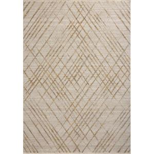 Loloi Wade Collection WAE-01 Sage/Gold 5′-3″ x 7′-9″ Area Rug(Beige / Gold)