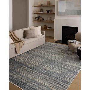 Loloi Wade Collection WAE-01 Sage/Gold 5′-3″ x 7′-9″ Area Rug(Ocean / Sand)