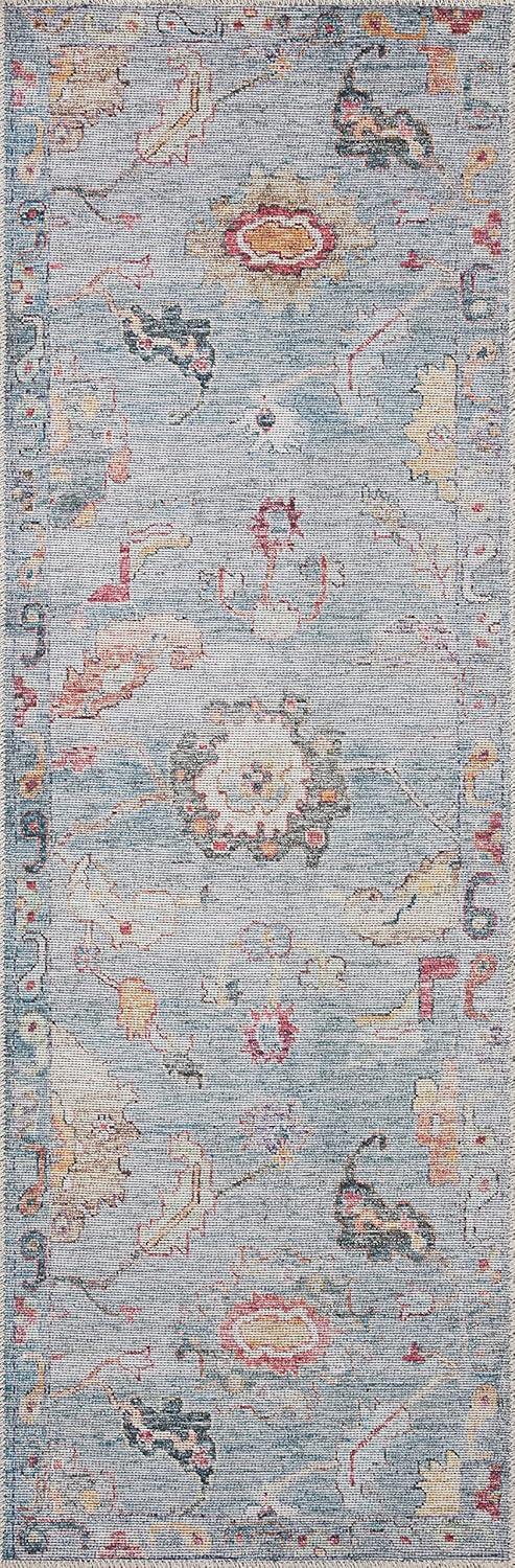 image:imageLoloi Elysium Collection ELY02 GraphiteMulti 76 x 96 Area RugDenim Multi