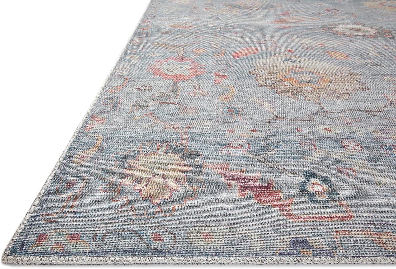 image:imageLoloi Elysium Collection ELY02 GraphiteMulti 76 x 96 Area RugDenim Multi
