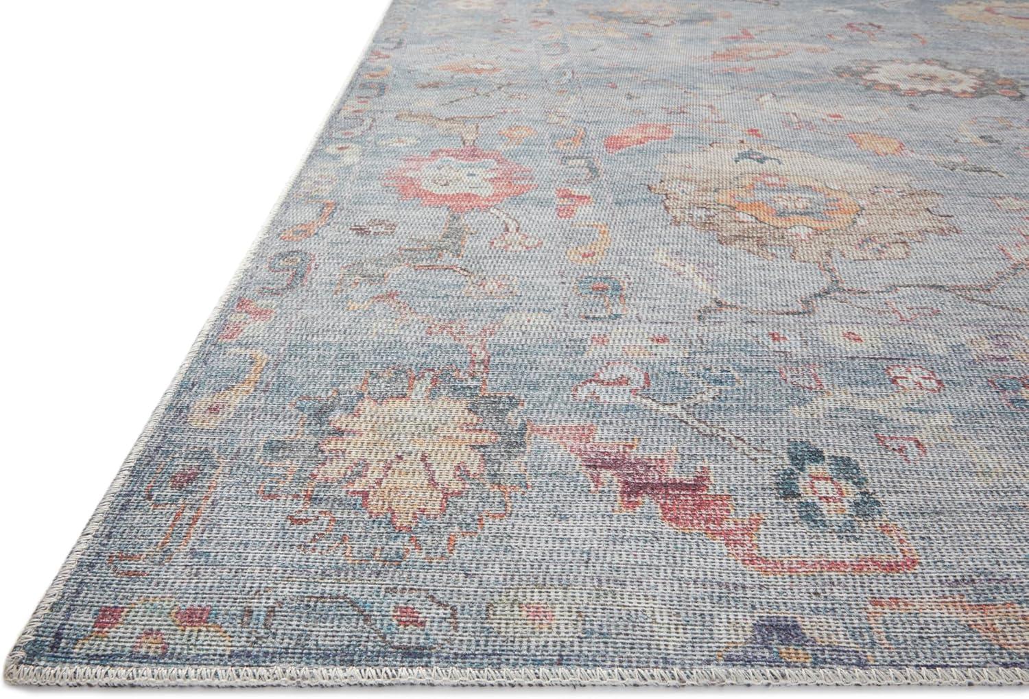 image:imageLoloi Elysium Collection ELY02 GraphiteMulti 76 x 96 Area RugDenim Multi