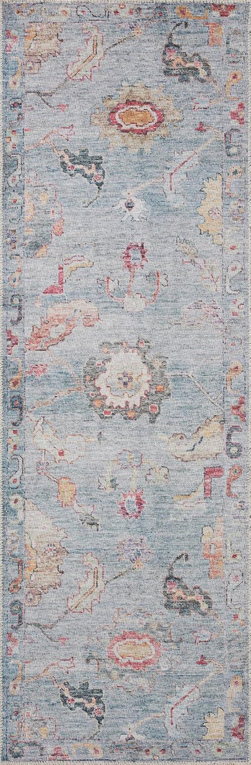 image:imageLoloi Elysium Collection ELY02 GraphiteMulti 76 x 96 Area RugDenim Multi