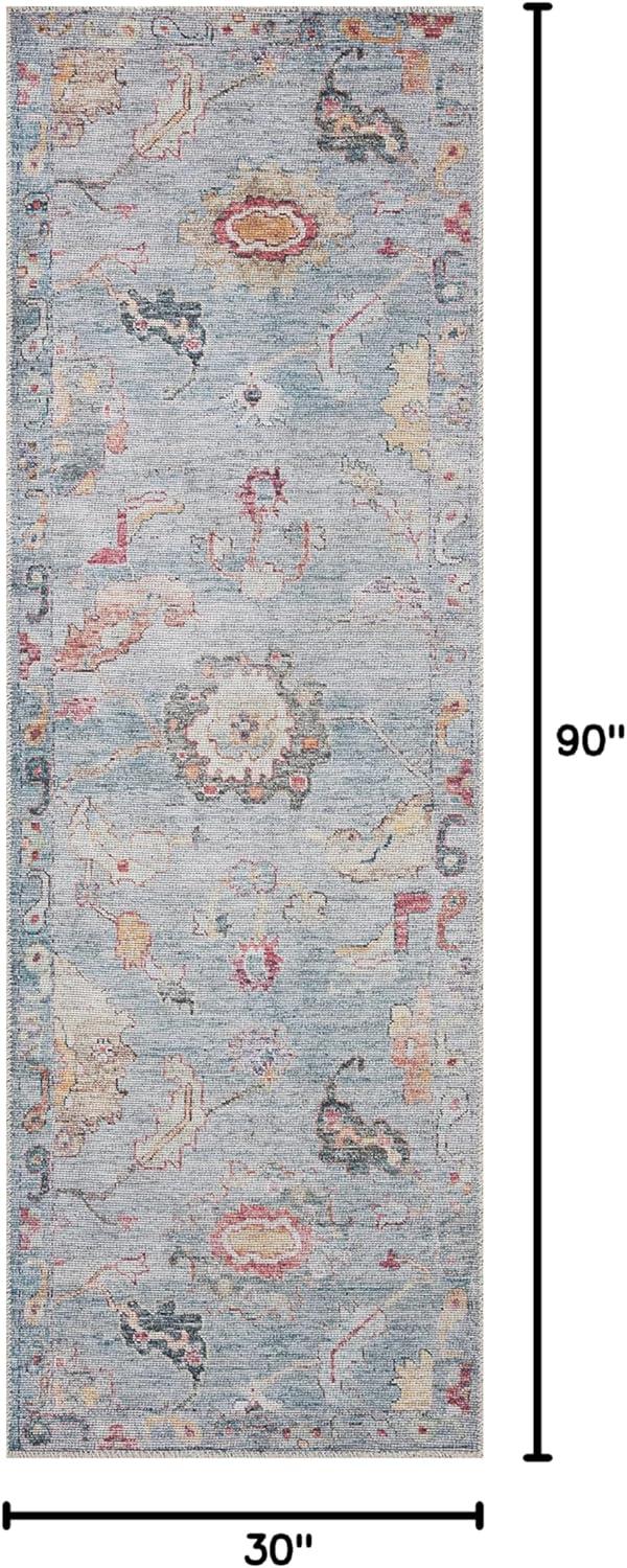 image:imageLoloi Elysium Collection ELY02 GraphiteMulti 76 x 96 Area RugDenim Multi