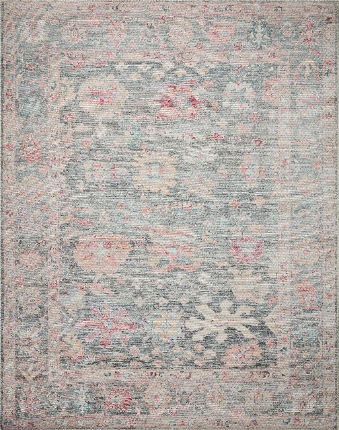 image:imageLoloi Elysium Collection ELY02 GraphiteMulti 76 x 96 Area RugGraphite Multi