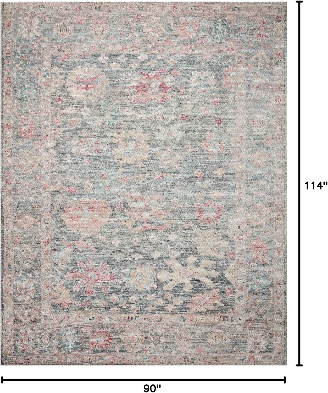 image:imageLoloi Elysium Collection ELY02 GraphiteMulti 76 x 96 Area RugGraphite Multi