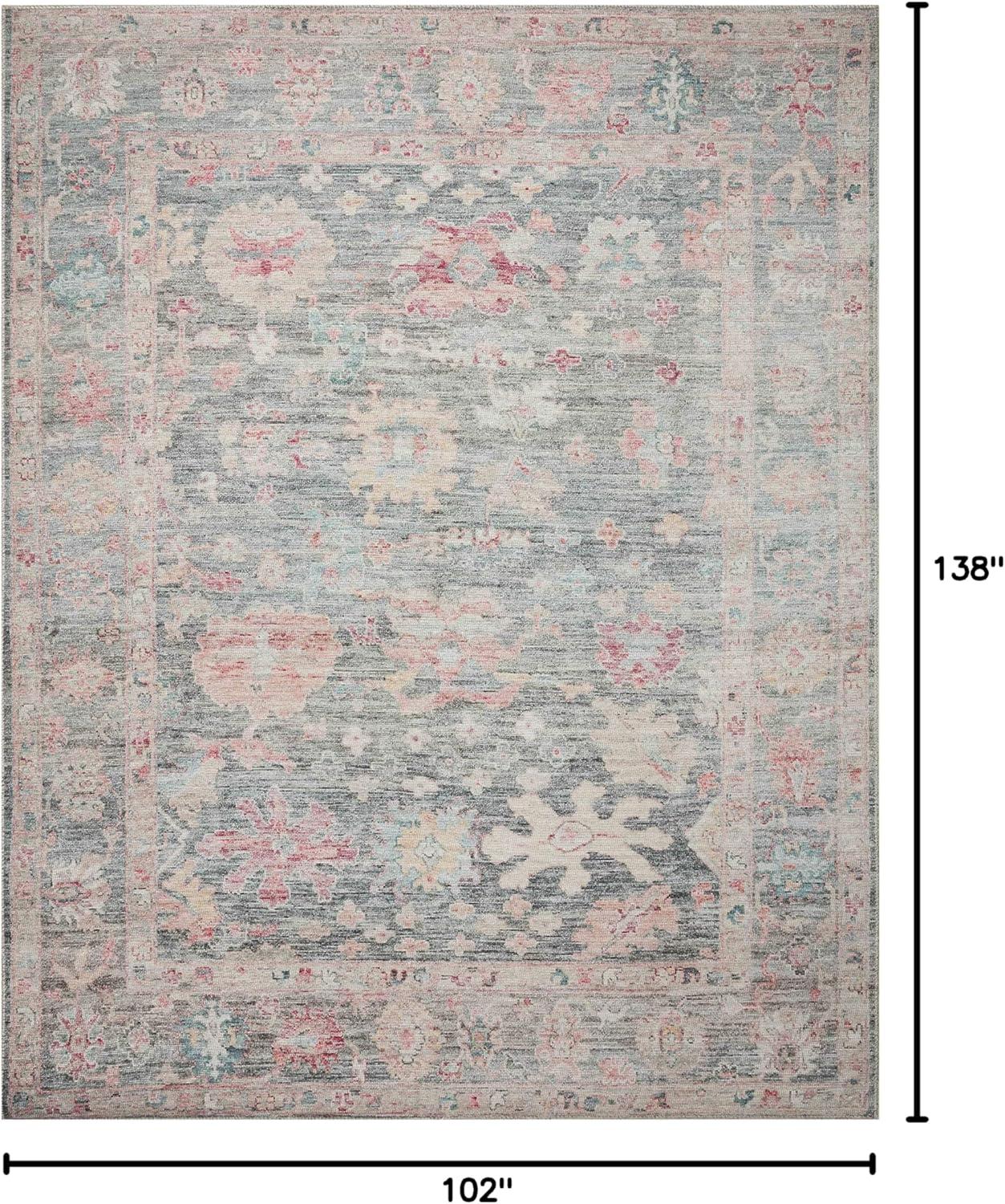 image:imageLoloi Elysium Collection ELY02 GraphiteMulti 76 x 96 Area RugGraphite Multi