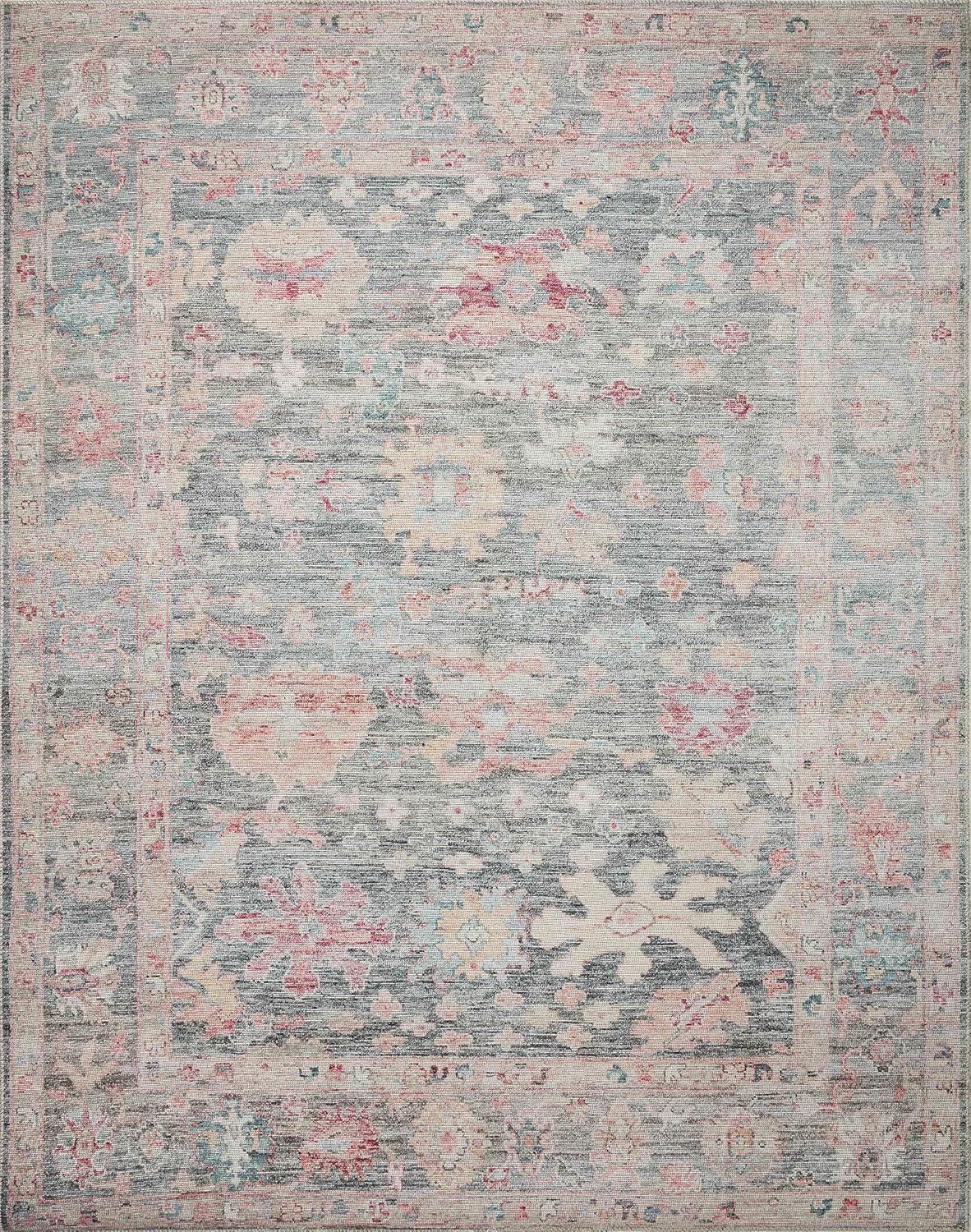 image:imageLoloi Elysium Collection ELY02 GraphiteMulti 76 x 96 Area RugGraphite Multi