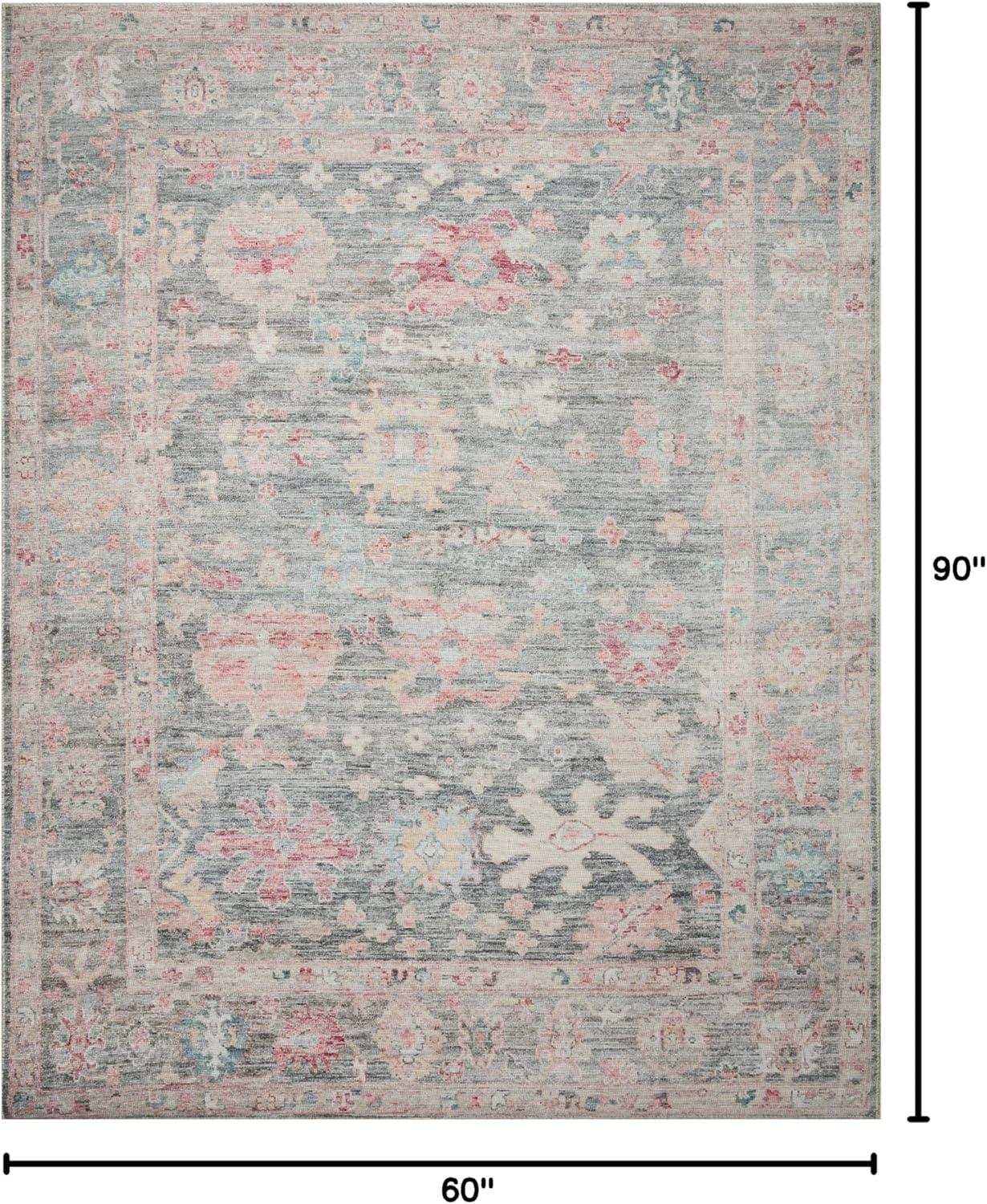 image:imageLoloi Elysium Collection ELY02 GraphiteMulti 76 x 96 Area RugGraphite Multi