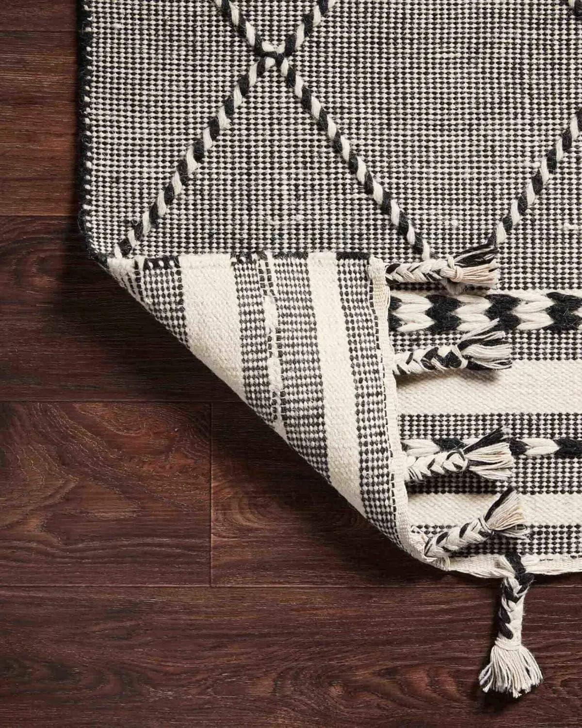 image:imageLoloi II Sawyer Collection SAW01 Black 76 x 96 Area RugBlack