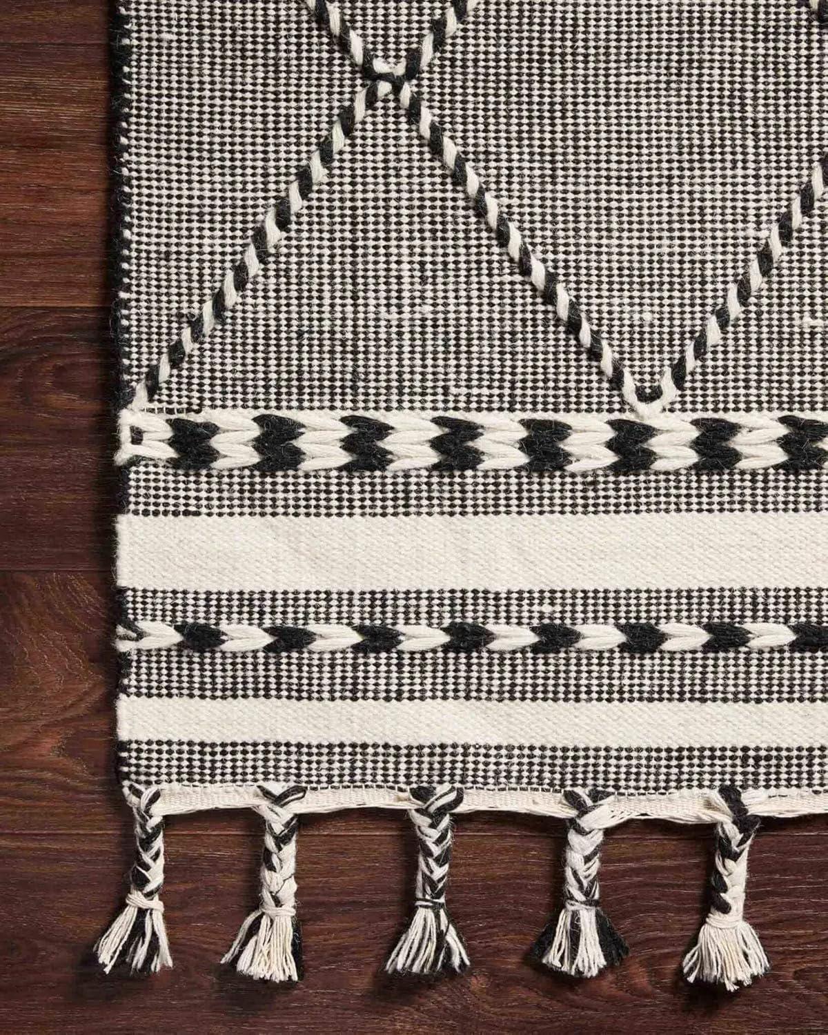 image:imageLoloi II Sawyer Collection SAW01 Black 76 x 96 Area RugBlack