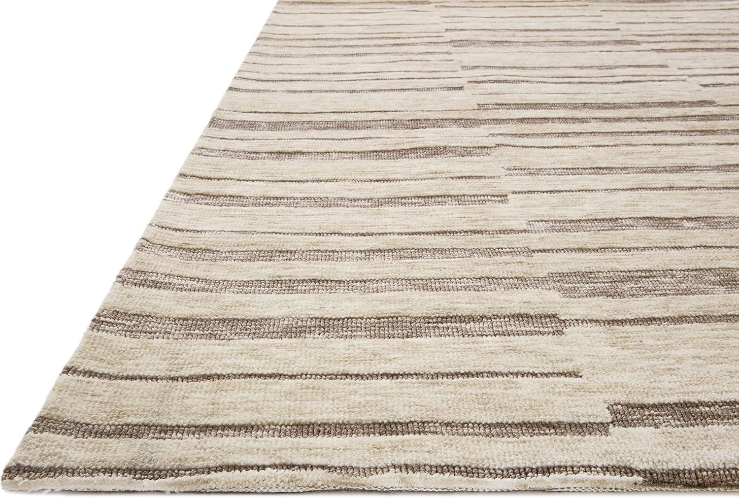 image:imageLoloi Neda Collection NED05 NaturalIvory 93 x 13 Area RugNatural Taupe
